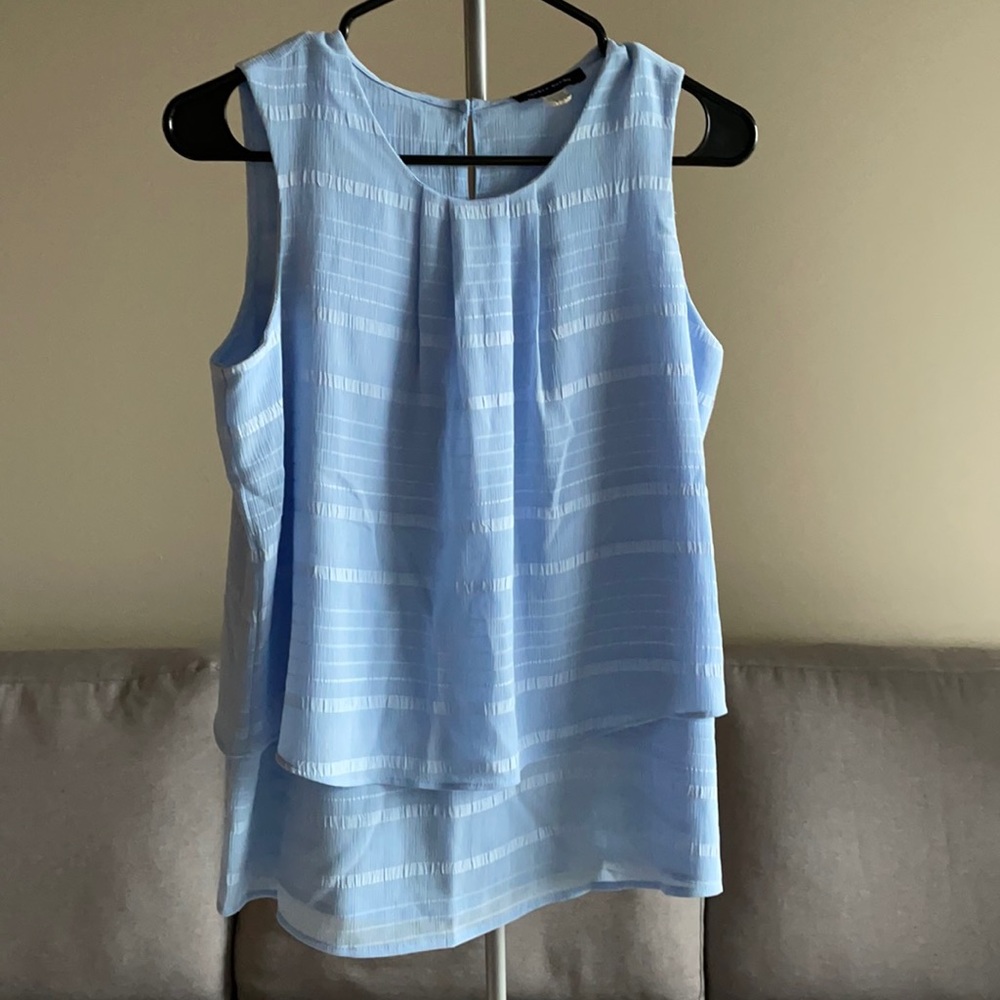 Sky blue top